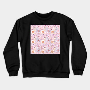 Kopie von summer meadow | coral + blue Crewneck Sweatshirt